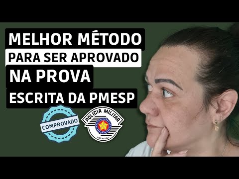 [COMPROVADO] Melhor método para ser aprovado na prova escrita da PMESP 