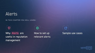 How to Set Up Crisis Alerts - Social Listening - SentiOne User Guide
