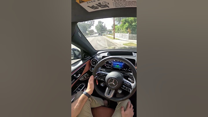 The Mercedes-AMG C63 S E Sedan’s Turning Radius Isn’t Amazing