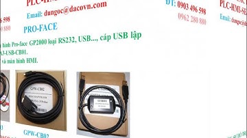 Cáp lập trình màn hình HMI Proface cổng USB: GPW-CB03