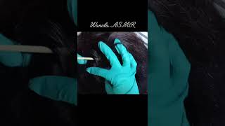 ASMR Scalp Cleaning: Scratching for Dandruff