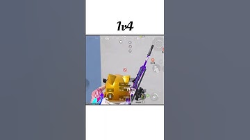 1v4 for 🐔🍗 #shorts #bgmi #pubg #1v4 #clutch #headshot