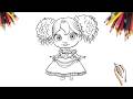 Como Desenhar Amanda do Poppy Playtime 😱 | Tutorial Fácil Passo a Passo