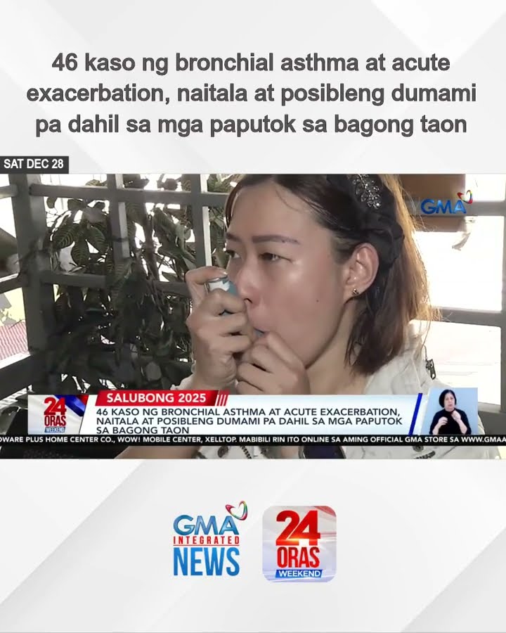 46 kaso ng bronchial asthma at acute exacerbation, naitala at posibleng dumami...| 24 Oras Weekend