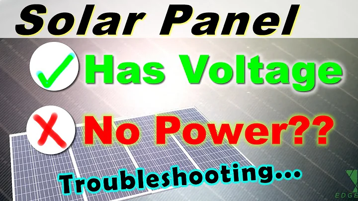 Solar Panel makes NO POWER! but has VOLTAGE? Troubleshooting - Solar Electric 101 #009 #DIY