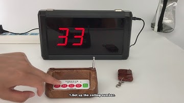 CTM699 work with 5 key call buttons CTT05 wireless calling systems