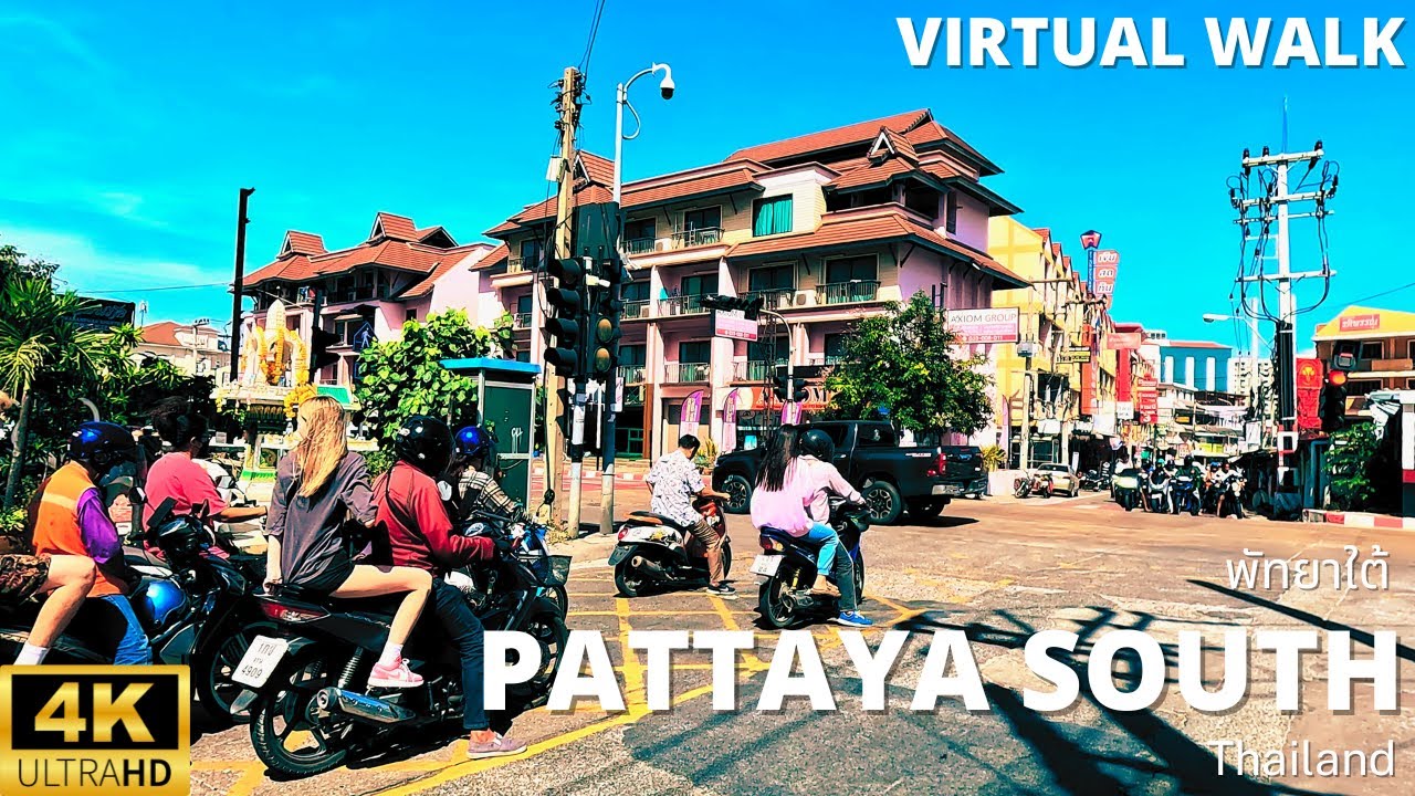Virtual Walk 4K UHD – Soi Regional Land & Pattaya 2nd Soi 18 | South Pattaya