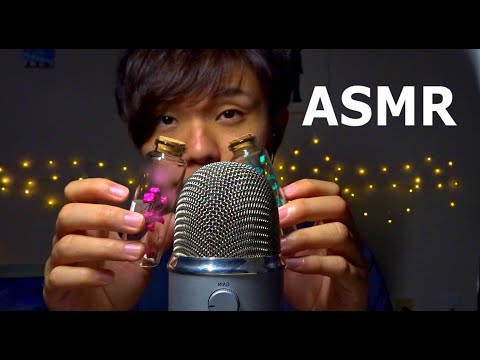 ASMRフラワーブロック。安心して眠る為の色々な音。リラックス。Relaxing Trigger/Tapping