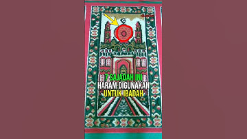 7 Sajadah Ini Haram Digunakan Untuk Ibadah ‼️#shorts #shortvideo #feedshorts #faktaislam