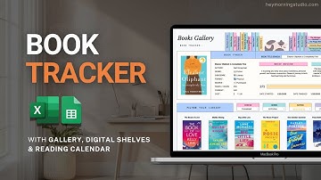 Book Tracker Spreadsheet Tutorial - Visual Reading List - Digital Library - Book Review