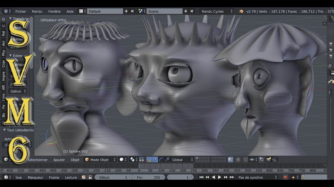 Cr er des Personnages  Facilement avec Blender  3d  Tutoriel 