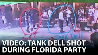 Tank Dell shot in Florida: Video of shooting released