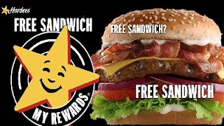 How To Get Free Hardees Hamburger