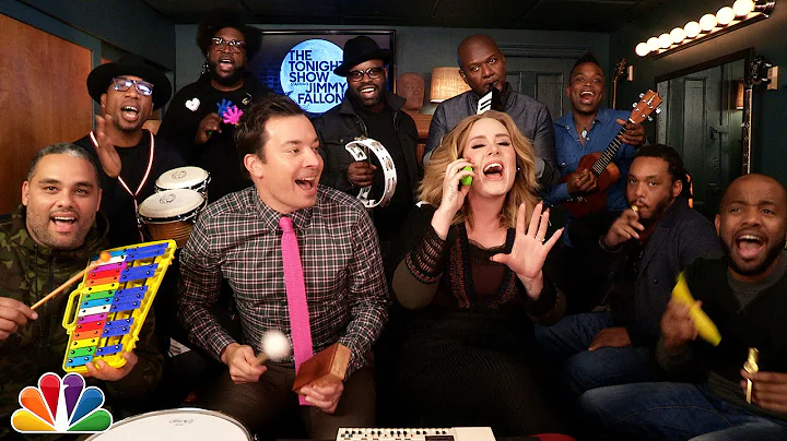Jimmy Fallon, Adele & The Roots Sing "Hello" (w/Cl...