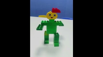 Creation of a robot using building blocks #funbuildingblocks #buildingblocks #robot #creativity