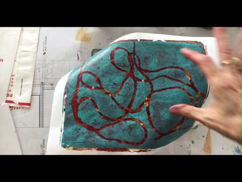 String Prints on Your Gel Plate – Tutorial Tidbits