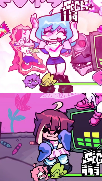 FNF SKY VS QT DANCE #fnf #qt #sky #dance