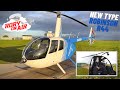 My FIRST REAL helicopter mission in a NEW TYPE | Robinson R44 Leicester to Hawarden