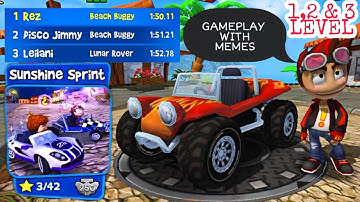 Beach Buggy Racing | Sunshine Sprint | 1 to 3 Levels | High Graphics Gameplay |