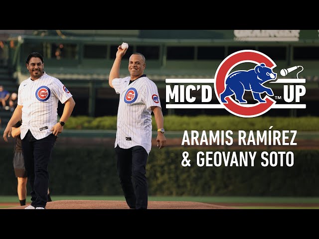 Former Cubs Geovany Soto & Aramis Ramírez Return to Wrigley Field, Throw  First Pitch While Mic'd Up 