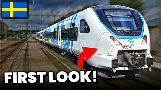 I tried Sweden’s BRAND-NEW city bullet train! 🤯