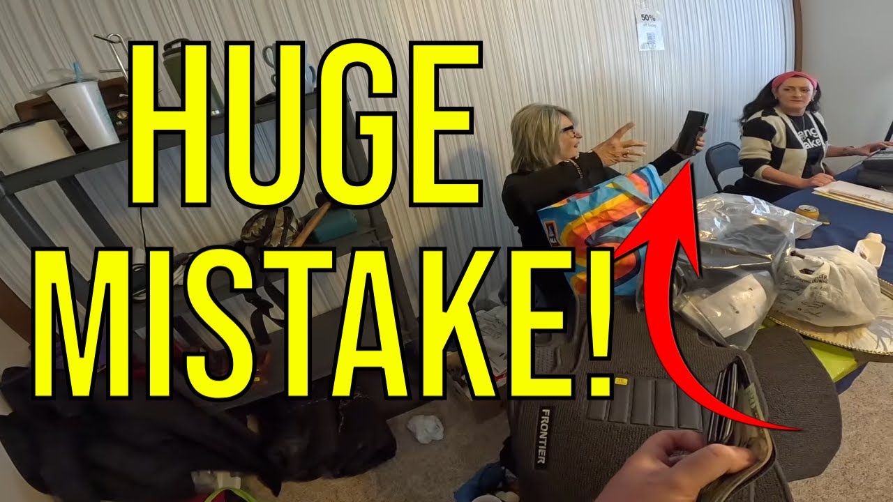 I SCREWED UP AT THIS SALE-IT COST ME HUNDREDS!