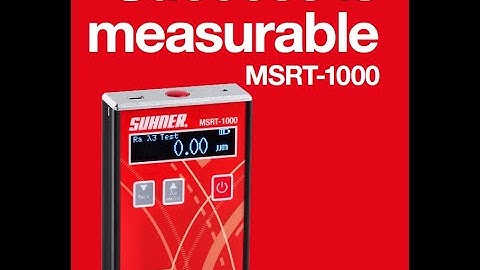 MSRT 1000 - Portable surface roughness tester