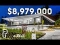 Inside a MODERN $8,979,000 home in West Vancouver Canada! | Propertygrams mansion Tour