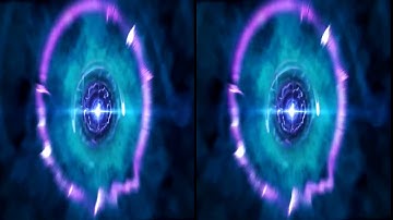 SBS VR Space Time Vortex loop (Virtual reality)