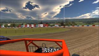 rFactor Crashes Boz Sprintcars