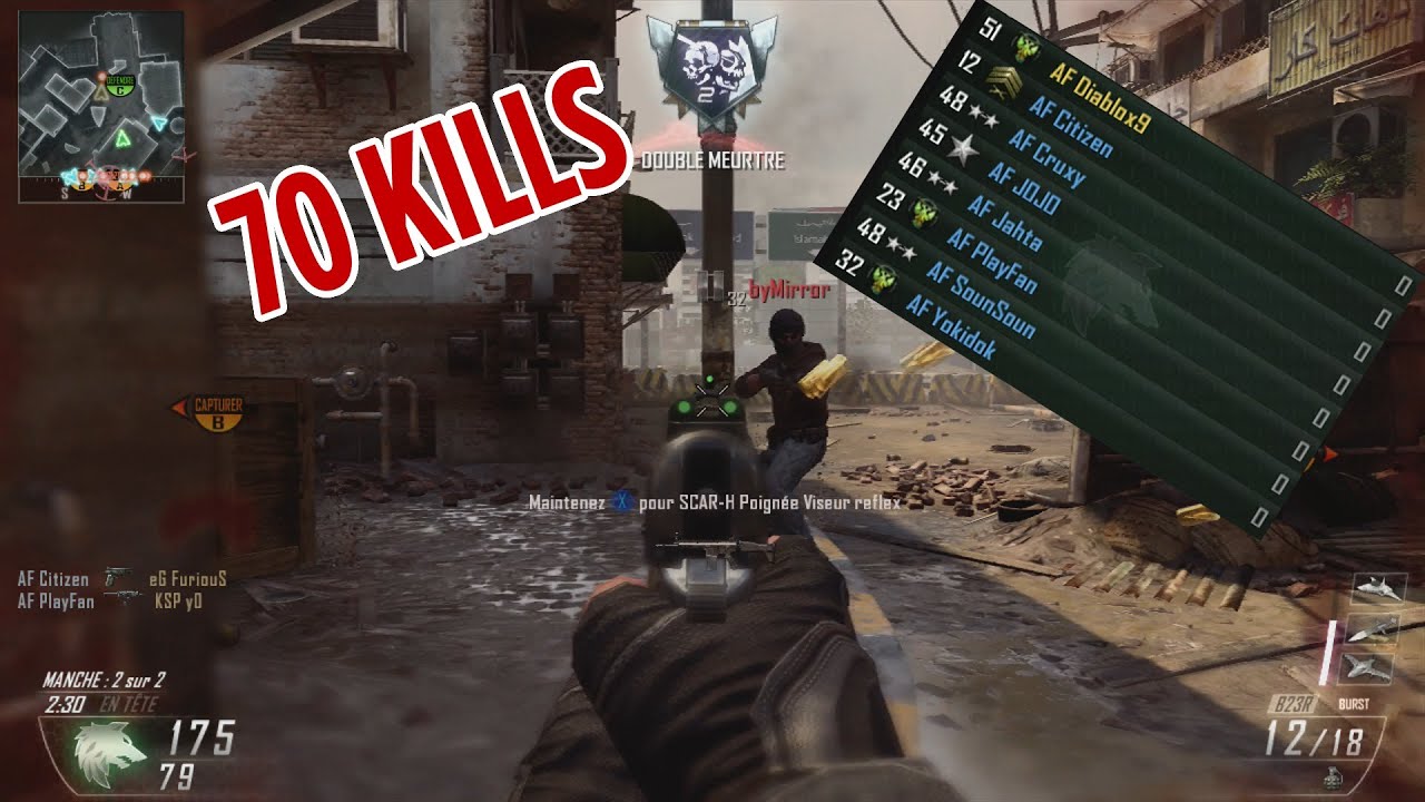 70 kills avec toute la AdVen Family sur Black Ops 2 !