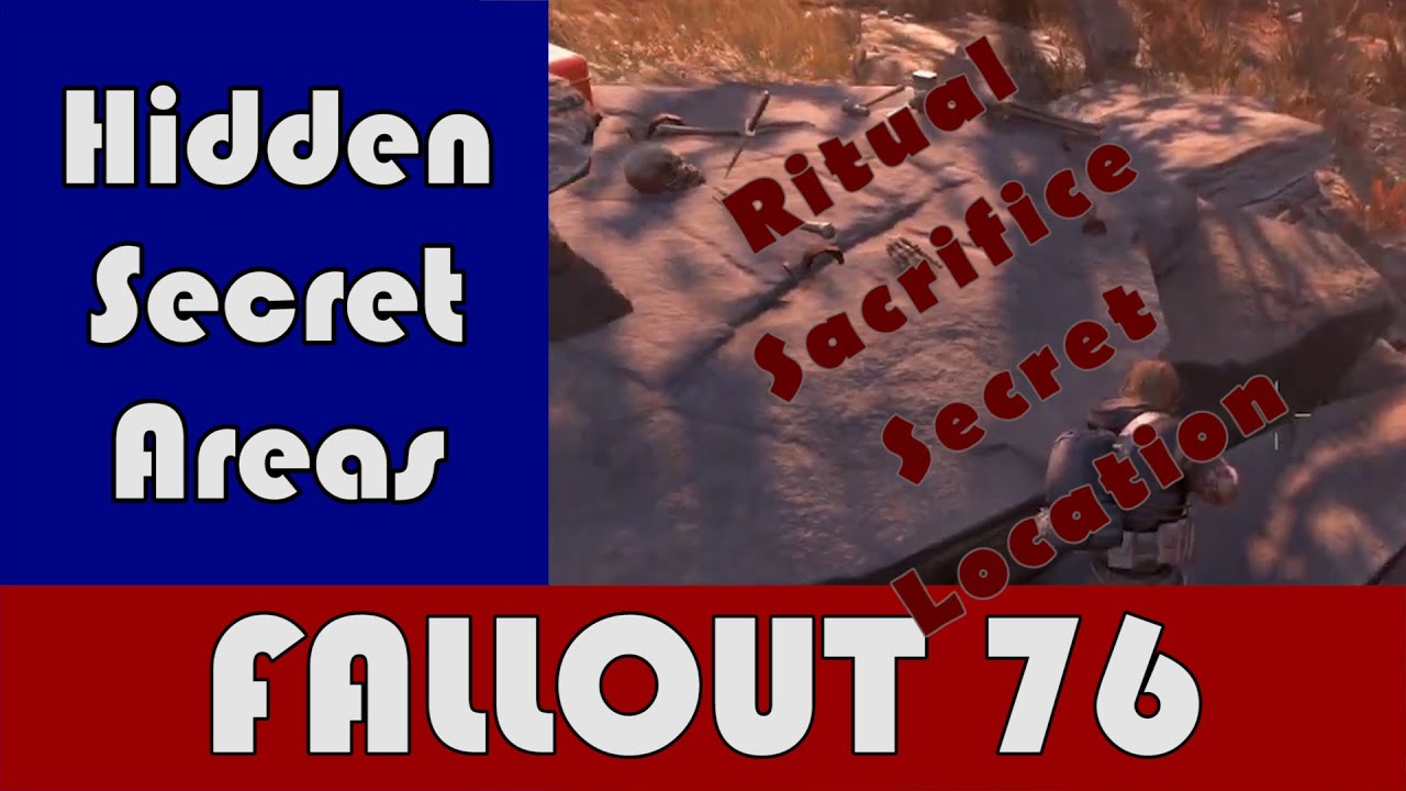 FALLOUT 76 - Secret Locations - Ritual Sacrifice Torture Site?? - YouTube
