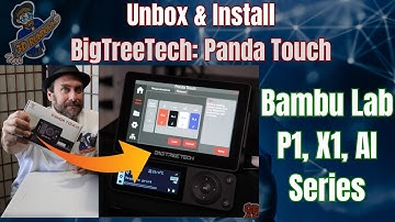 Installing the BigTreeTech PANDA TOUCH on Bambu Lab P1S 3D Printer - 5" Touch Screen