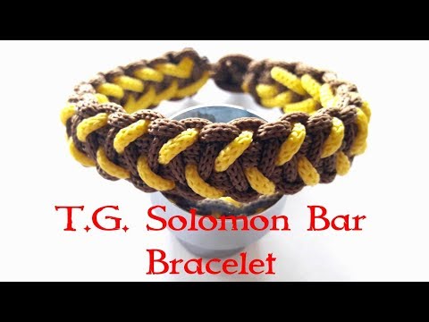 DIY Tutorial - Cara membuat gelang tangan persahabatan / friendship bracelet : T.G. Solomon Bar