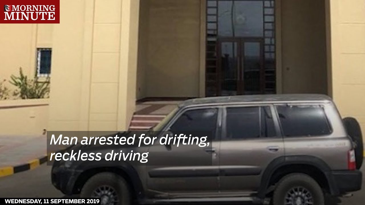 Man arrested for drifting, reckless driving doha mapa