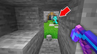 ENCONTRÉ por ACCIDENTE la BASE SECRETA de un NIÑO GENIO 🤯 de MINECRAFT