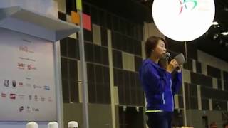 Chermaine cho hosts national healthy lifestyle campaign 2014 opening -
artiste entertainment emcee