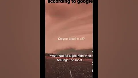 What zodiac signs hide their feelings most.. #zodiac