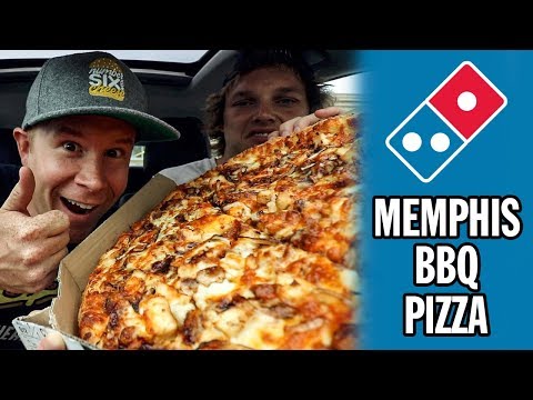 Video: Was ist auf Dominos Memphis BBQ Pizza?