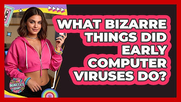 What Bizarre Things Did Early Computer Viruses Do? - I