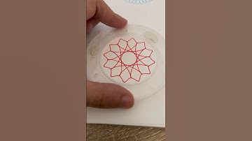 Spirograph: our first time using the rectangular bar ! #asmr #art #spirograph #drawing #satisfying