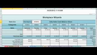 Daily Sales and Food Inventory