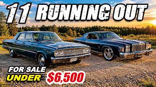 11 Classic Cars For Sale Under $6,500 — Real Listings, Available Now!