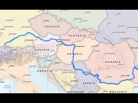 Dunărea - lecție de geografie a României , pentru toate vârstele.