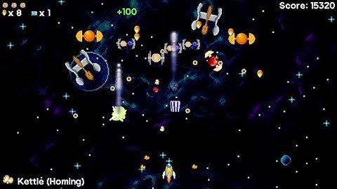 Popcorn Rocket - Atari VCS - Old School Arcade Shooter