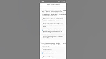 NPTEL Course 2025 | Week 8 Assignment 8 | SUSTAINABLE GROUNDWATER MANAGEMENT | Sureshot Answer