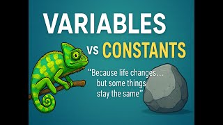 Variables and Constants Part5 |  Revision of Variables and Constants!🖥️The First Step of Programming