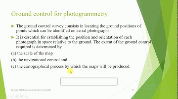 Surveying-II Unit No.5 Photogrammetry Session 2