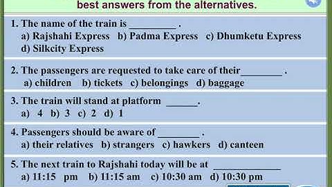 Unit 1-Attention Please-Lesson 7-At a railway station