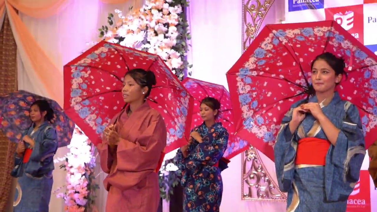 Japanese Parasol Dance, The art of the Wagasa performed by Panacea Students